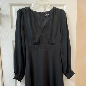 Lulu’s long sleeve black mini